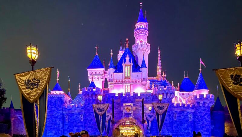 Sleeping Beaty Castle at Disneyland Park